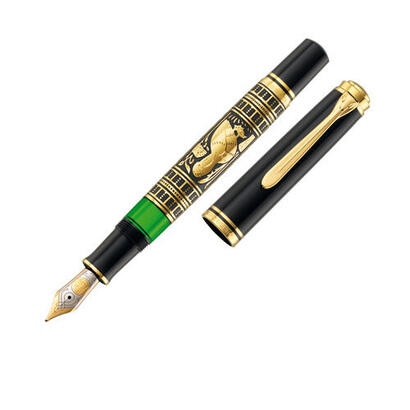 pelikan-toledo-900-pluma-estilografica-sistema-de-llenado-integrado-negro-oro-verde-1-piezas