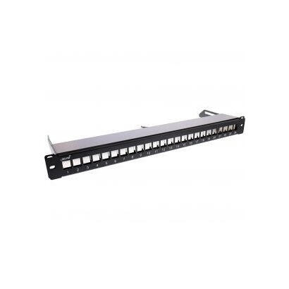 patch-panel-en-blanco-inline-con-extraible-19-24-puertos-1u-negro-ral9005