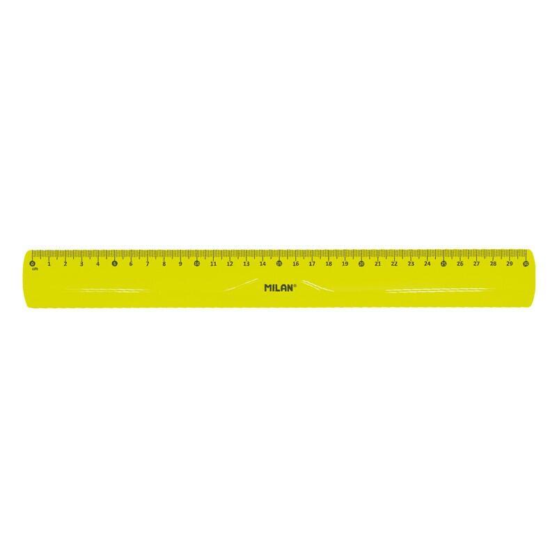 milan-regla-flexible-y-resistente-longitud-30cm-color-amarillo