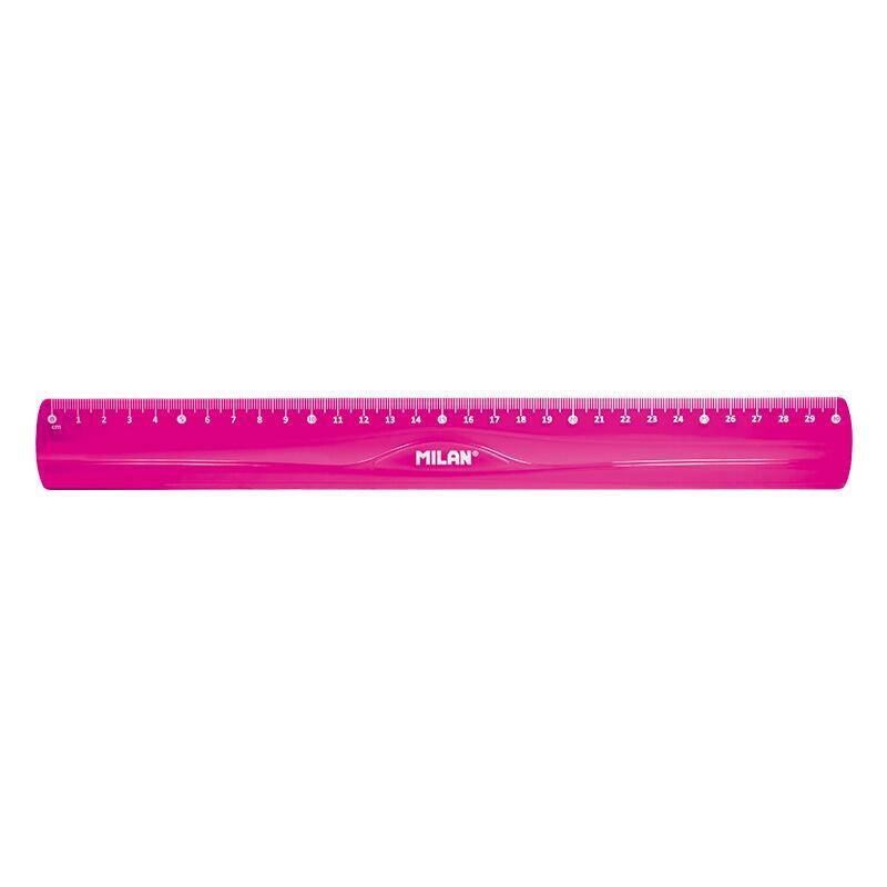 milan-regla-flexible-y-resistente-longitud-30cm-color-rosa milan-regla-flexible-y-resistente-longitud-30cm-color-rosa