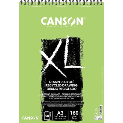 canson-xl-recycled-bloc-de-dibujo-con-50-hojas-a3-espiral-microperforado-grano-fino-160g-color-blanco
