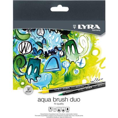lyra-aqua-brush-duo-pack-de-36-rotuladores-de-doble-punta-trazos-2-y-4mm-tinta-base-de-agua-colores-surtidos