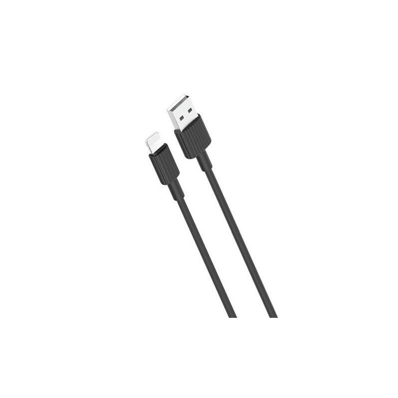 xo-cable-nb156-silicona-usb-lightning-24a-1m-color-negro