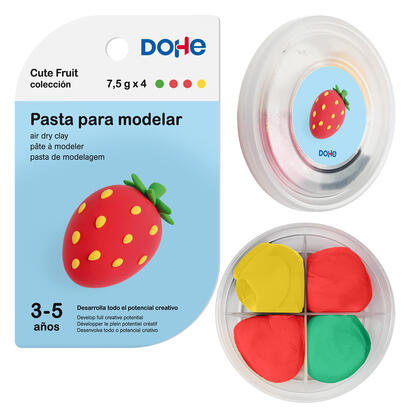 dohe-coleccion-cute-fruit-pasta-para-modelar-fresa-ligera-y-flexible-apto-para-ninos-de-3-a-5-anos