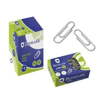 bismark-pack-de-100-clips-n1-25mm-niquelados