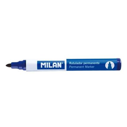 pack-de-12-unidades-milan-rotuladores-permanentes-con-punta-redonda-punta-4-mm-tinta-a-base-de-alcohol-color-azul