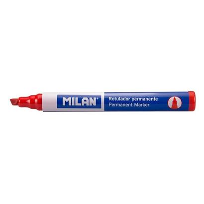 pack-de-12-unidades-milan-rotuladores-permanentes-punta-biselada-punta-1-4mm-tinta-a-base-de-alcohol-color-rojo