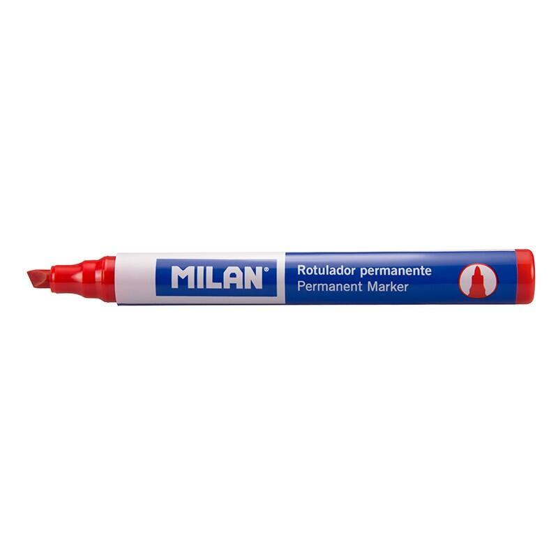 pack-de-12-unidades-milan-rotuladores-permanentes-punta-biselada-punta-1-4mm-tinta-a-base-de-alcohol-color-rojo