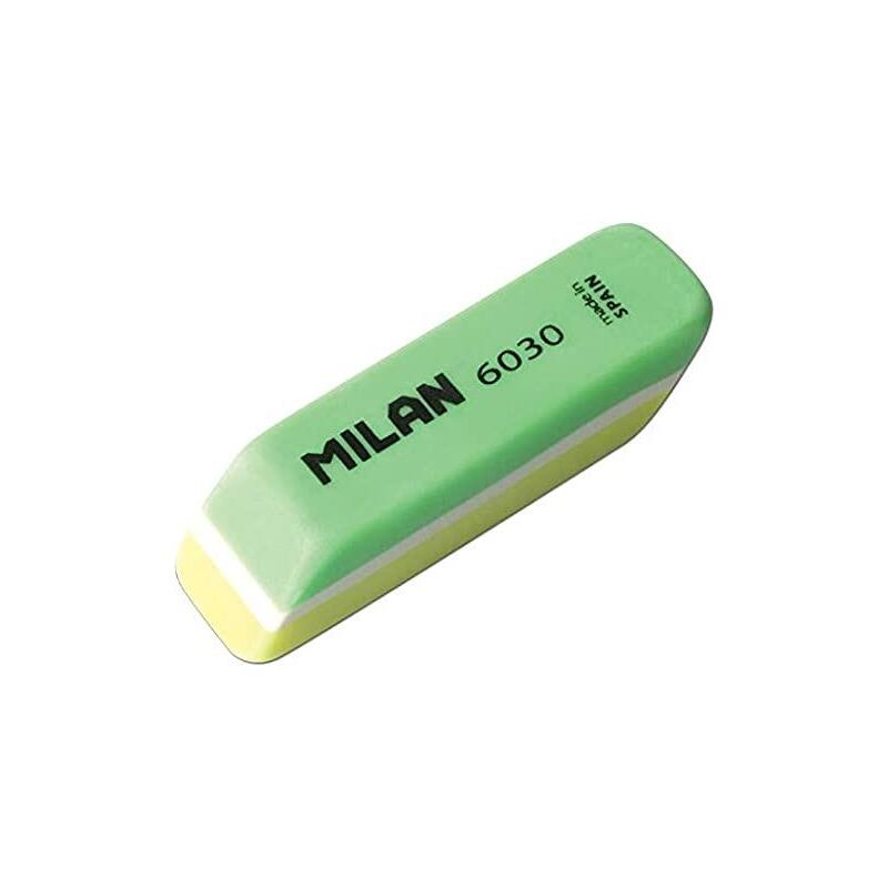 pack-de-30-unidades-milan-nata-6030-goma-de-borrar-biselada-bicolor-plastico-no-dana-el-papel-colores-surtidos