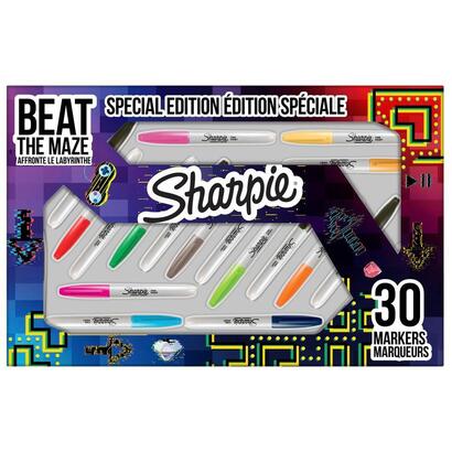 sharpie-marcador-permanente-edicion-laberinto-punta-fina-caja-de-30-csurtidos