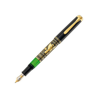 pelikan-toledo-700-pluma-estilografica-sistema-de-llenado-integrado-negro-oro-verde-1-piezas