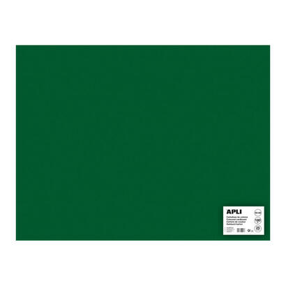 apli-cartulina-50x65cm-170gr-pack-de-25h-verde-oscuro