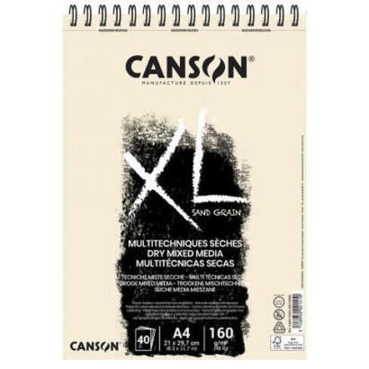 canson-xl-kraft-rayado-bloc-de-dibujo-con-60-hojas-a4-espiral-microperforado-21x297cm-90g-color-beige