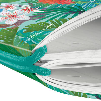 herlitz-ladylike-jungle-cuaderno-y-block-a4-80-hojas-verde-multicolor