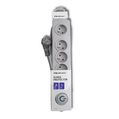 qoltec-surge-protector-quick-switch-5-sockets-3m-gray