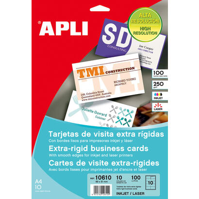 apli-pack-de-100-tarjetas-de-visita-250g-10-hojas-por-10-trajetas-cantos-rectos-blanco-mate
