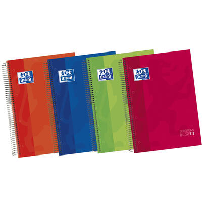 pack-de-5-unidades-oxford-europeanbook-5-cuaderno-espiral-formato-a4-horizontal-1-linea-120-hojas-tapa-extradura-acabado-brillan