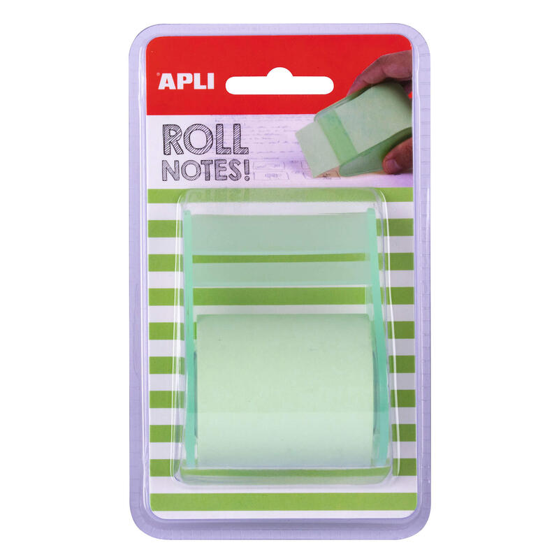 apli-rollo-dispensador-de-nota-adhesiva-50mm-x-8m-facil-de-usar-adhesivo-de-calidad-practico-y-portatil-verde-pastel