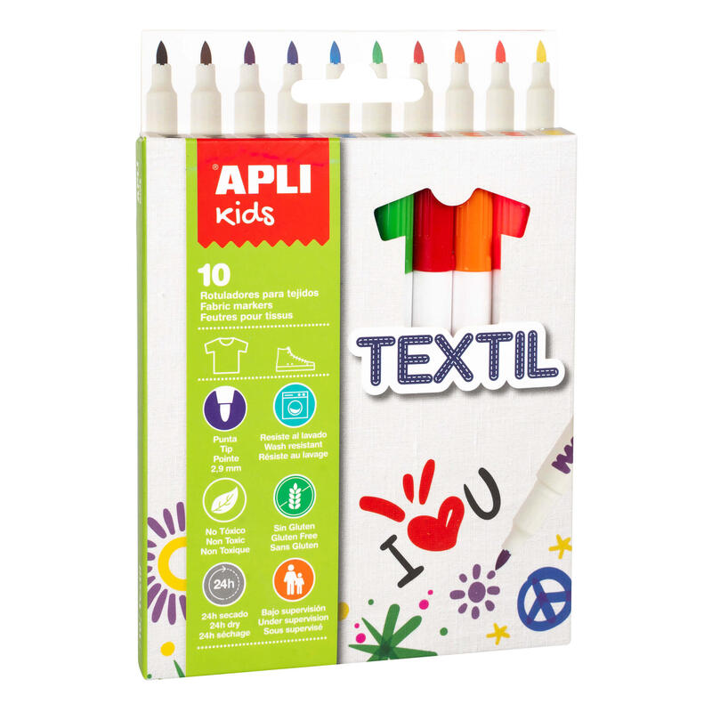 apli-kids-rotuladores-textil-o-11x137mm-cuerpo-cilindrico-punta-redonda-bloqueada-o-29mm-capuchon-anti-asfixia-no-toxicos-ni-glu