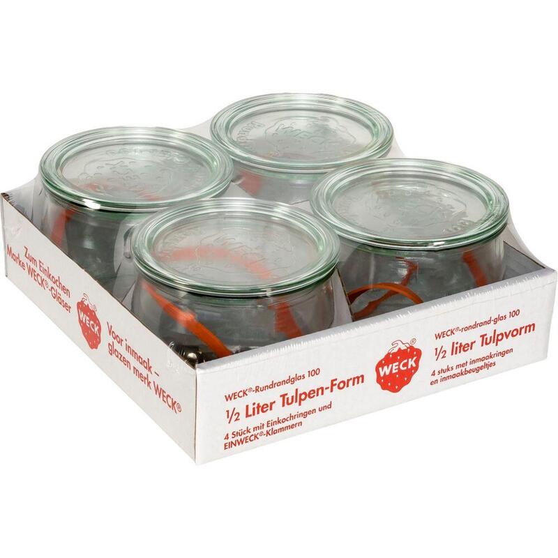 weck-round-rim-jar-tulip-05l-set-of-4