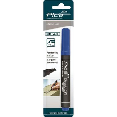 pica-permanentmarker-2-6mm-wedge-tip-blue-retail-packaging