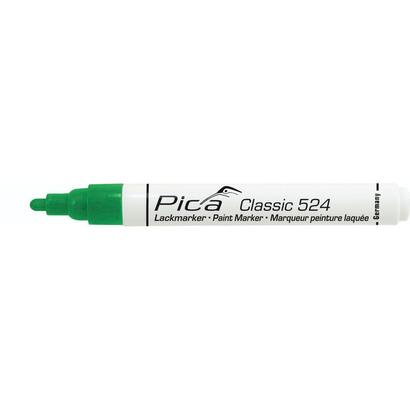 pica-classic-industrial-paint-marker-2-4mm-bullet-tip-green