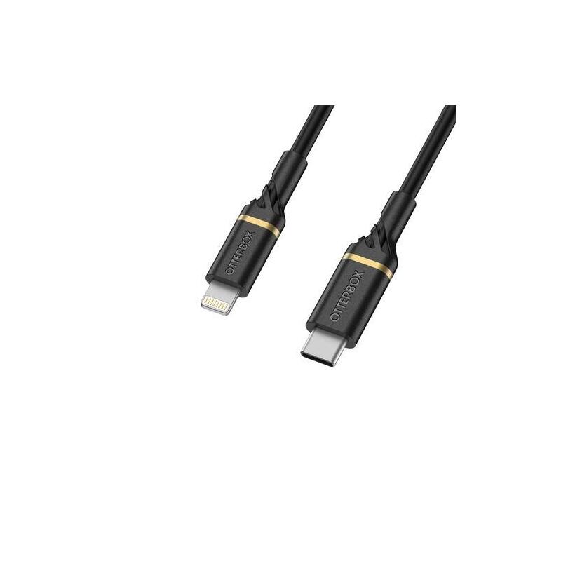 otterbox-cable-usb-c-lightning-2m-usb-pd-black