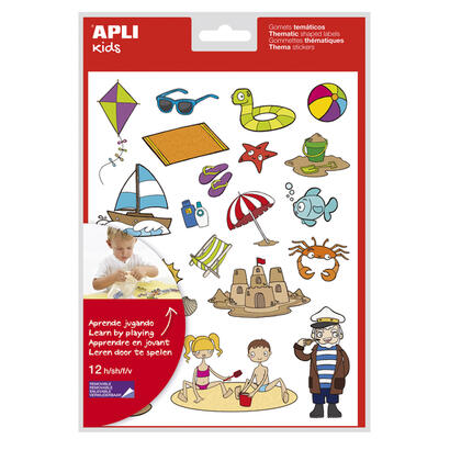 pack-de-5-unidades-apli-gomets-tematicos-la-playa-264-gomets-en-12-hojas-ilustraciones-de-animales-y-objetos-de-la-playa-adhesiv