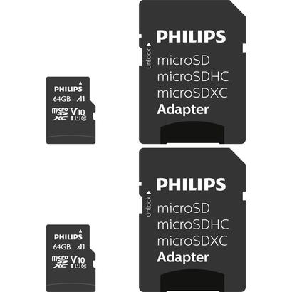philips-microsdxc-2-pack-64gb-class-10-uhs-i-u1-incl-adapter