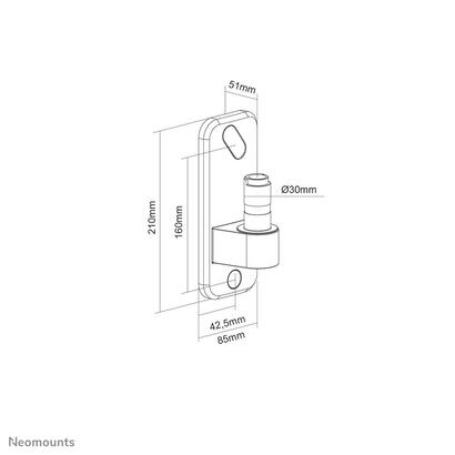 neomounts-by-newstar-adaptador-de-pared-para-ds70ds75-450bl12