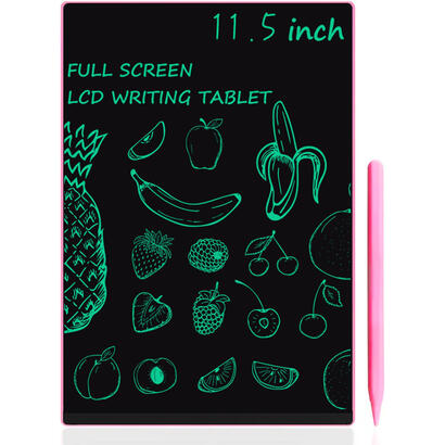 pizarra-sketchboard-lcd-eleven-115-rosa-leotec-115-lapiz-magnetico-boton-de-borrado