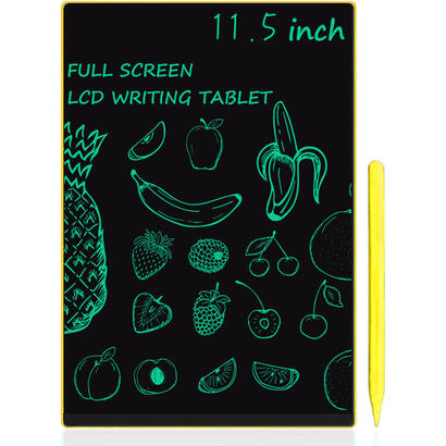 pizarra-sketchboard-lcd-eleven-115-amarillo-leotec-115-lapiz-magnetico-boton-de-borrado