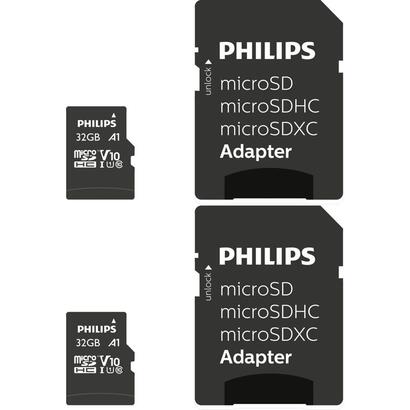 philips-microsdhc-2-pack-32gb-class-10-uhs-i-u1-incl-adapter