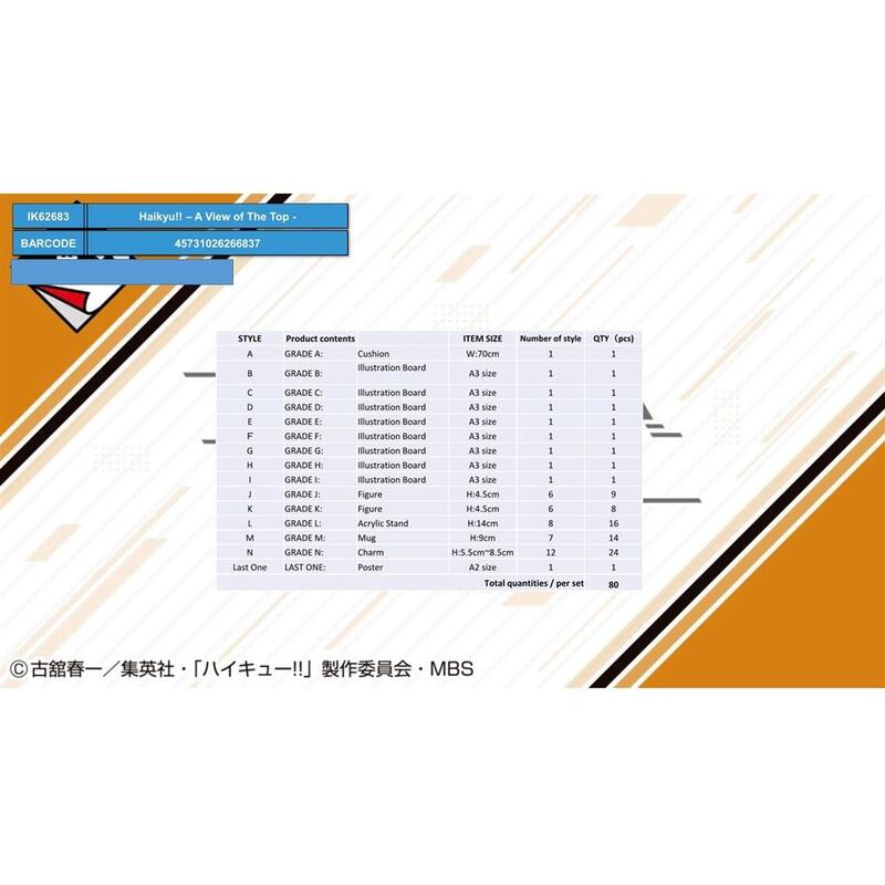 ichiban-kuji-banpresto-haikyu-a-view-of-the-top-lote-80-articulos