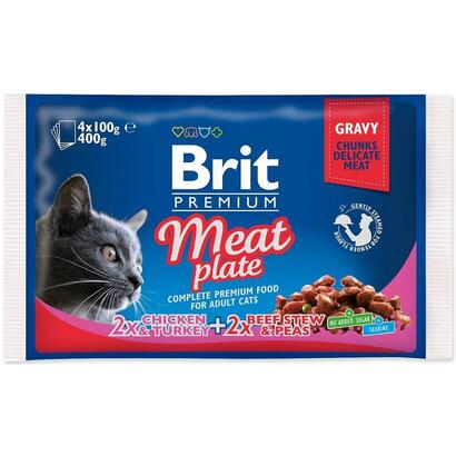 brit-premium-cat-meat-plate-comida-humeda-para-gatos-4x100g