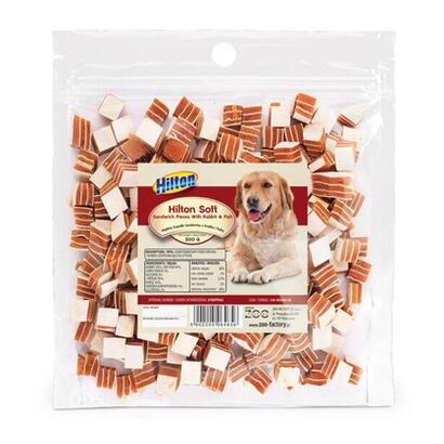hilton-sandwich-pieces-with-rabbit-and-fish-golosina-para-perros-500-g