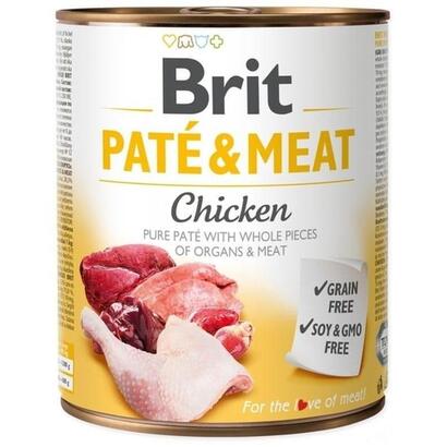 brit-pate-meat-con-pollo-800g