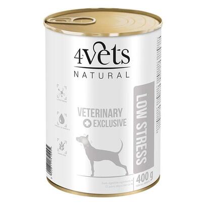 4vets-natural-low-stress-dog-comida-humeda-para-perros-400-g