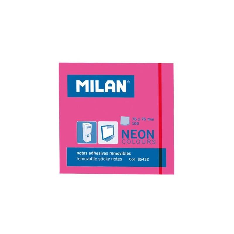 milan-bloc-notas-adhesivas-100-hojas-76x76mm-rosa-neon-10u-