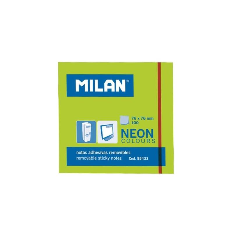 milan-bloc-de-100-notas-adhesivas-removibles-76mm-x-76mm-color-verde-neon