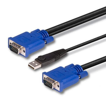 lindy-32186-cable-para-video-teclado-y-raton-kvm-negro-azul-2-m