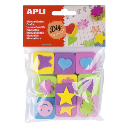 pack-de-5-unidades-apli-mini-sellos-goma-eva-10-u-ideal-para-manualidades-y-decoracion