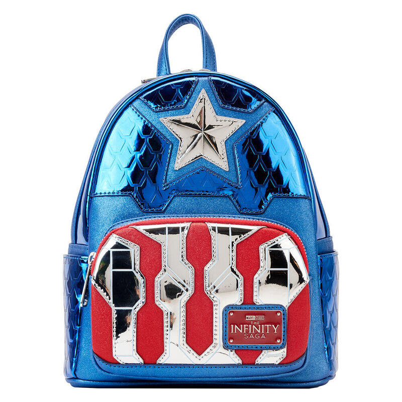 mochila-metallic-capitan-america-marvel-loungefly-26cm