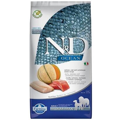 farmina-nd-ocean-dog-salmon-cod-cantaloupe-melon-adult-mediummaxi-dry-dog-food-12-kg