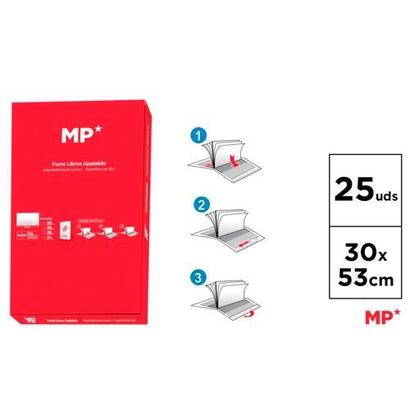 mp-forro-de-libros-30cm-antirasgado-130-micras-ajustable-caja-25-transparente