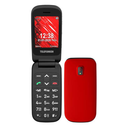 telefono-movil-telefunken-s440-para-personas-mayores-rojo