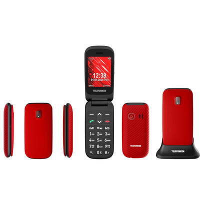 telefono-movil-telefunken-s440-para-personas-mayores-rojo