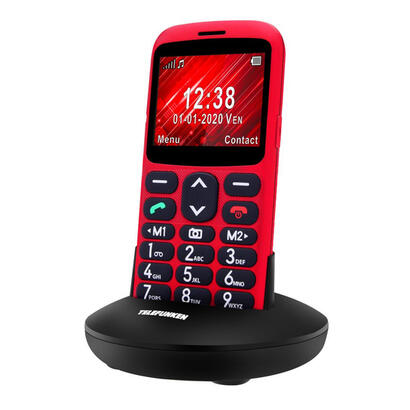 telefono-movil-telefunken-s520-para-personas-mayores-rojo