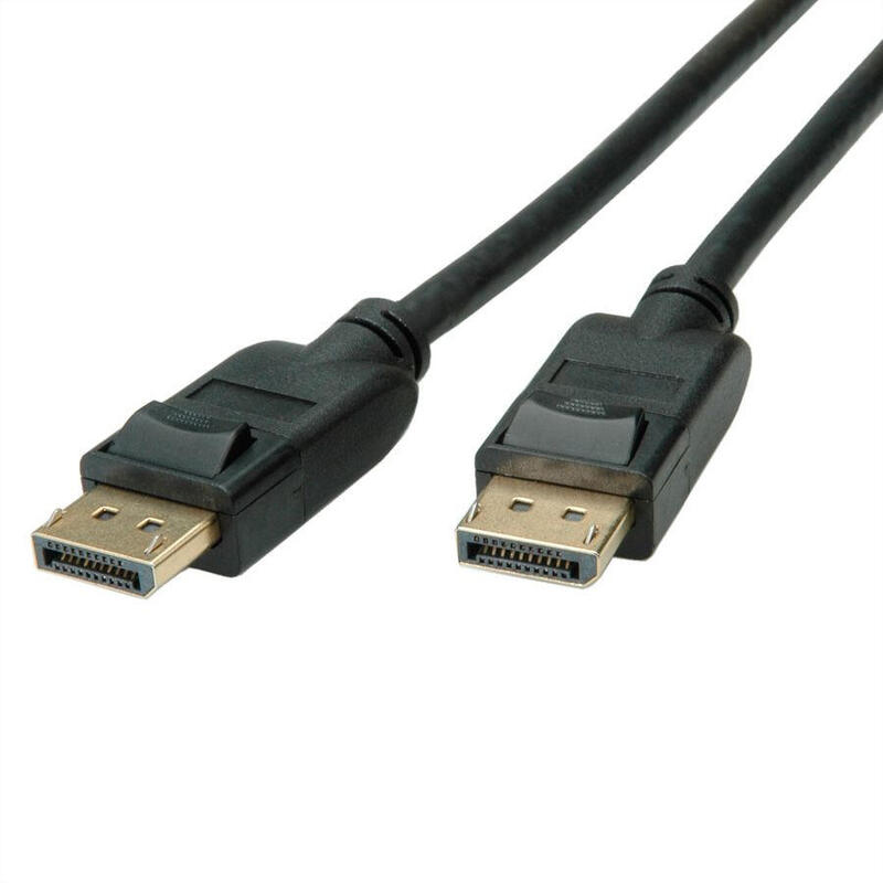 roline-11045813-cable-displayport-5-m-negro