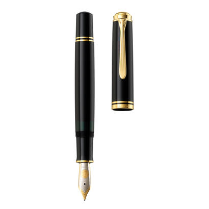 pelikan-m800-pluma-estilografica-sistema-de-llenado-integrado-negro-oro-1-piezas